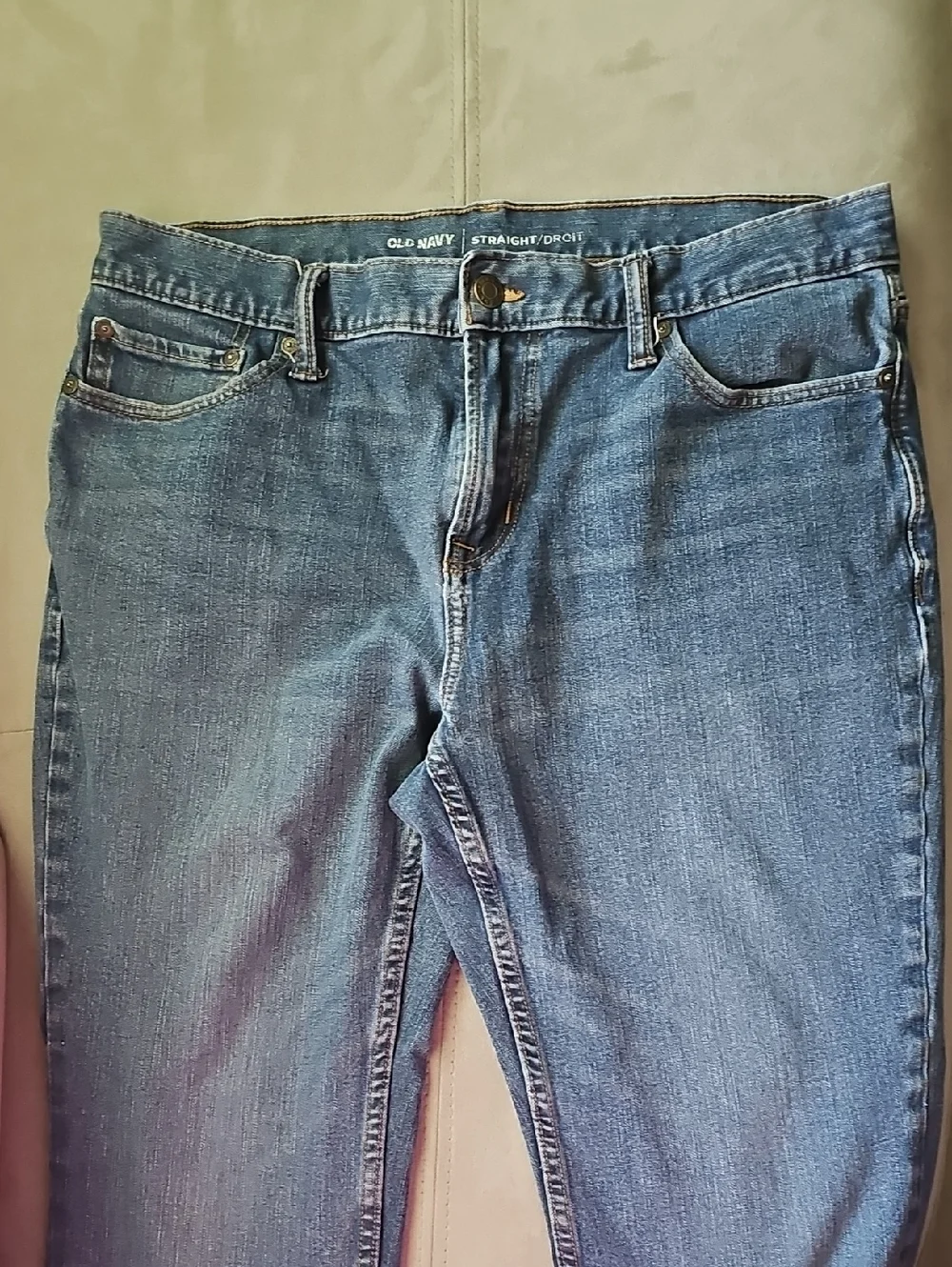 Old Navy Light Blue Straight Detroit  Mens Jeans